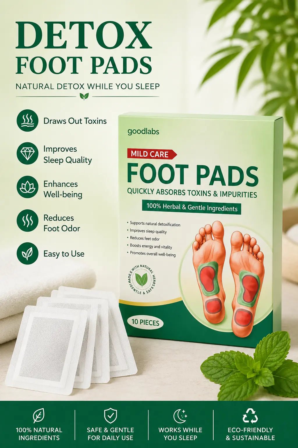 Goodlabs™ Detox Foot Patches | Restore Balance & Wellness - Good Labs